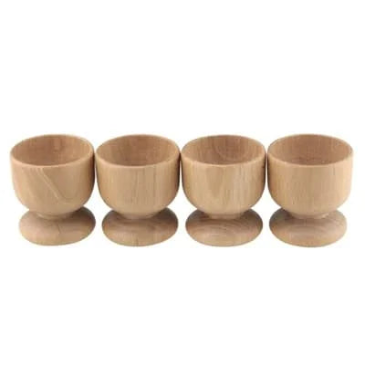 Apollo Egg Wooden Cup Set 4s