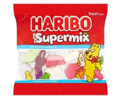 Haribo Supermix Mini Bags 100 x 16g