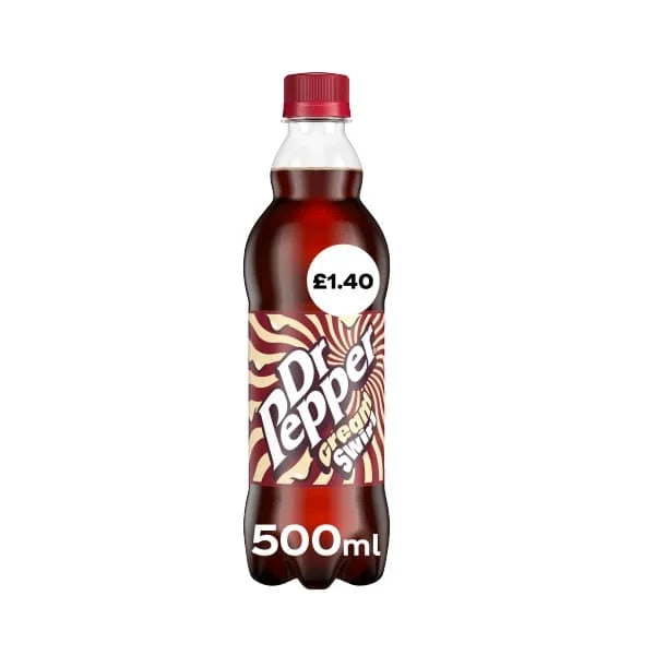 Dr Pepper Cream Swirl 12 x 500ml