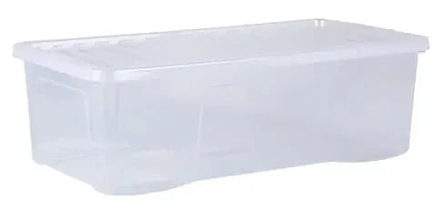 Wham Crystal 62L Box & Lid Clear