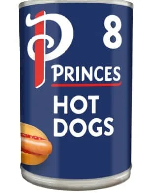 Princes Hot Dogs 12 x 400g