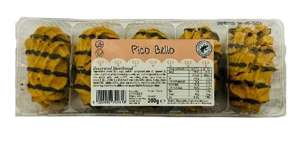 Pico Bello Shortbread 200g