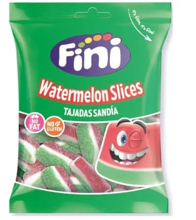 Fini Halal Fizzy Watermelon Slices Gummy Jellies 12 x 75g